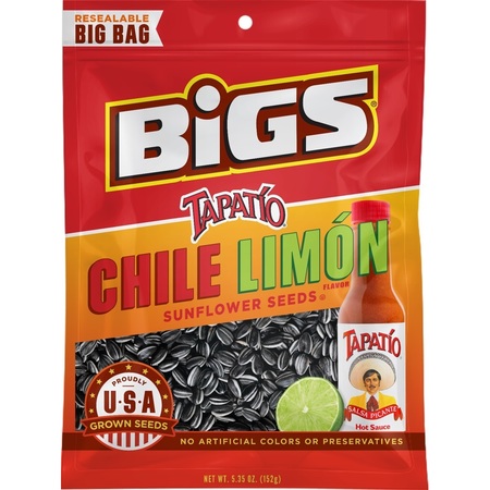 BIGS Bigs Chile Limon Sunflower Seeds 5.35 oz., PK12 1601201214